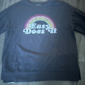 Wildfox Kids Sweatshirt - Black with Rainbow